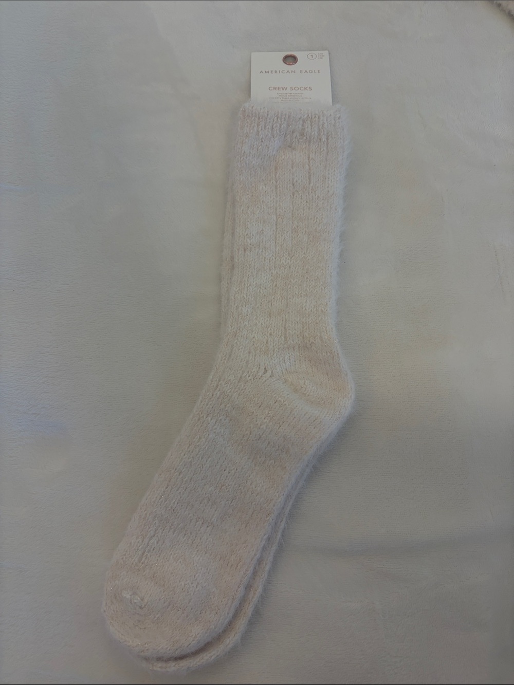 American Eagle Outfitters Women’s Off-White Soft Socks